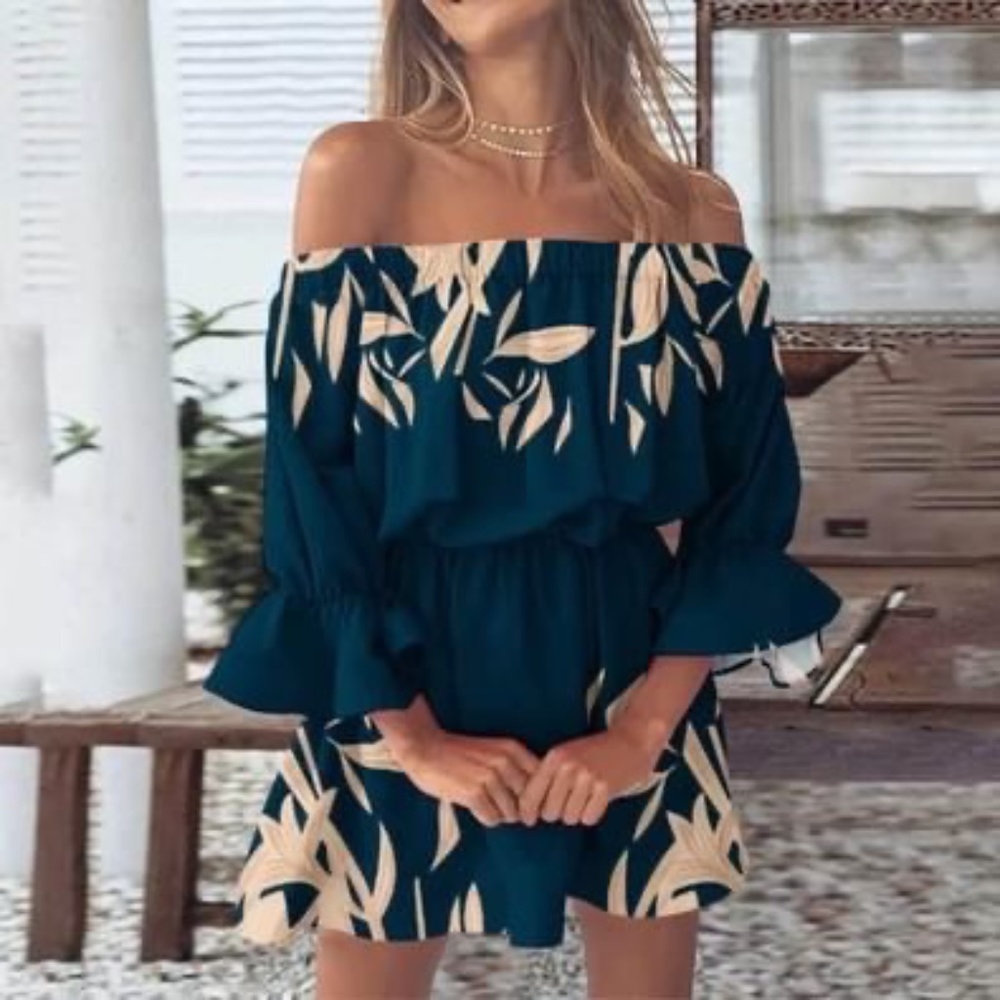 Women off shoulder dress